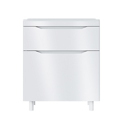 Vivon Тумба с раковиной Shelly 70 белая – фотография-12